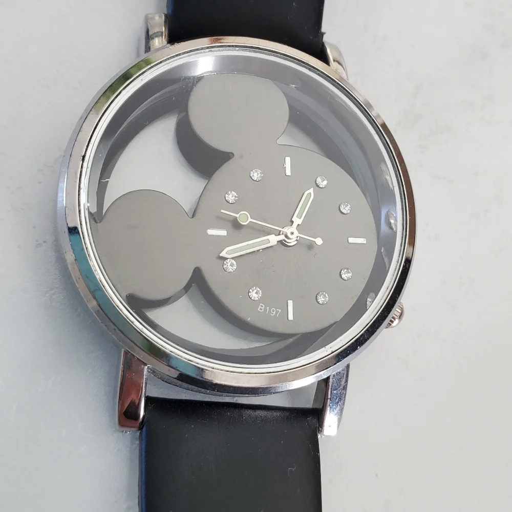 Black Mickey Mouse Watch